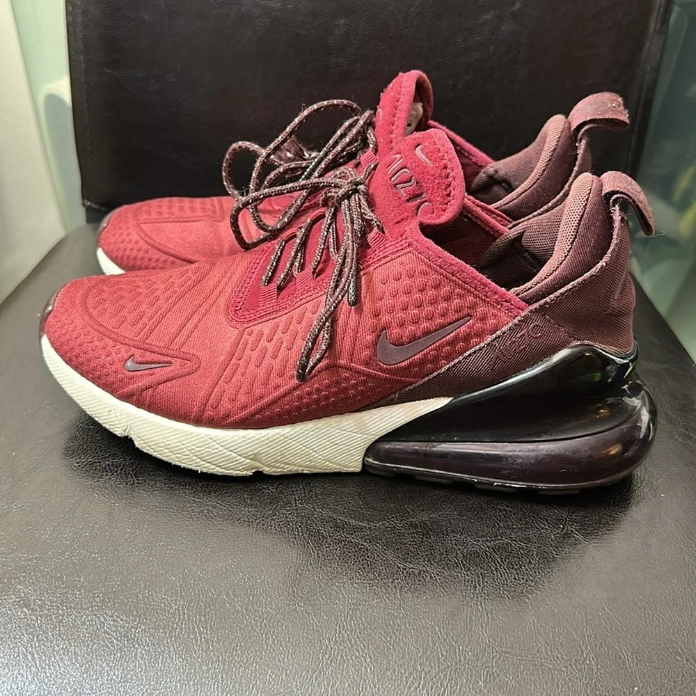 Nike Air Max 270 Burgundy Sneakers